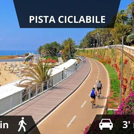 In Pieno Centro - 600mt Dall'ariston E Dalla Apartamento Sanremo